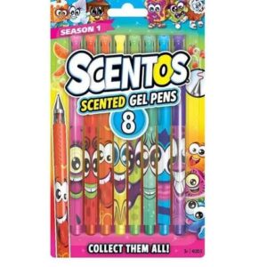 Scentos Scented Glitter Gel Pens 8 Count Set